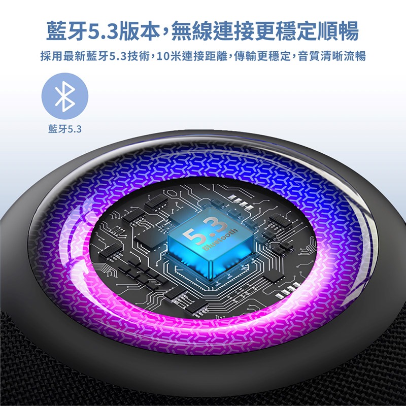 Wildex TWS 無線藍牙喇叭 便攜喇叭 無線喇叭 派對喇叭 可串聯 環繞立體音-細節圖4