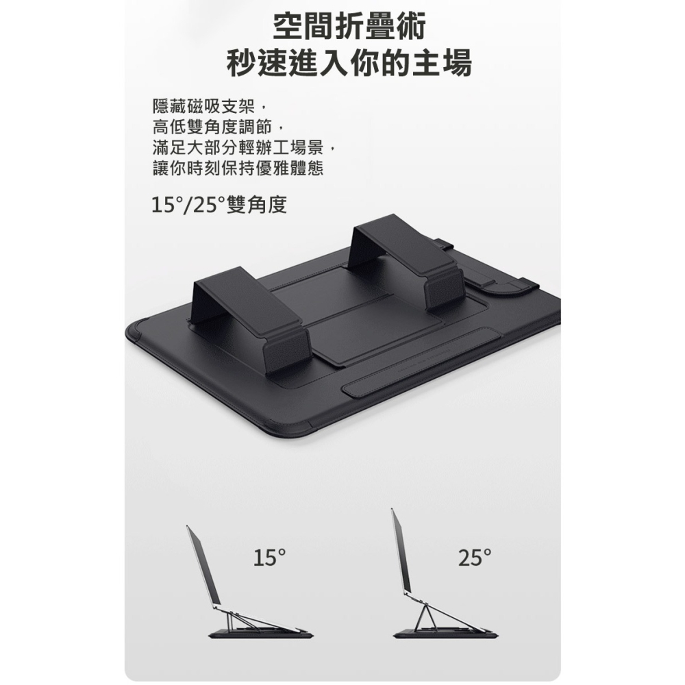 NILLKIN 纖逸 Pro 多功能電腦包(16.2吋) 內膽包 手提包 攜行包-細節圖9