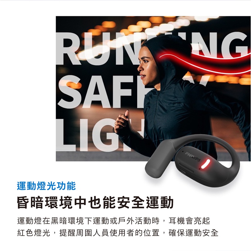 PHILIPS 雙AI降噪麥克風長續航運動藍牙耳機 藍芽耳機-細節圖10