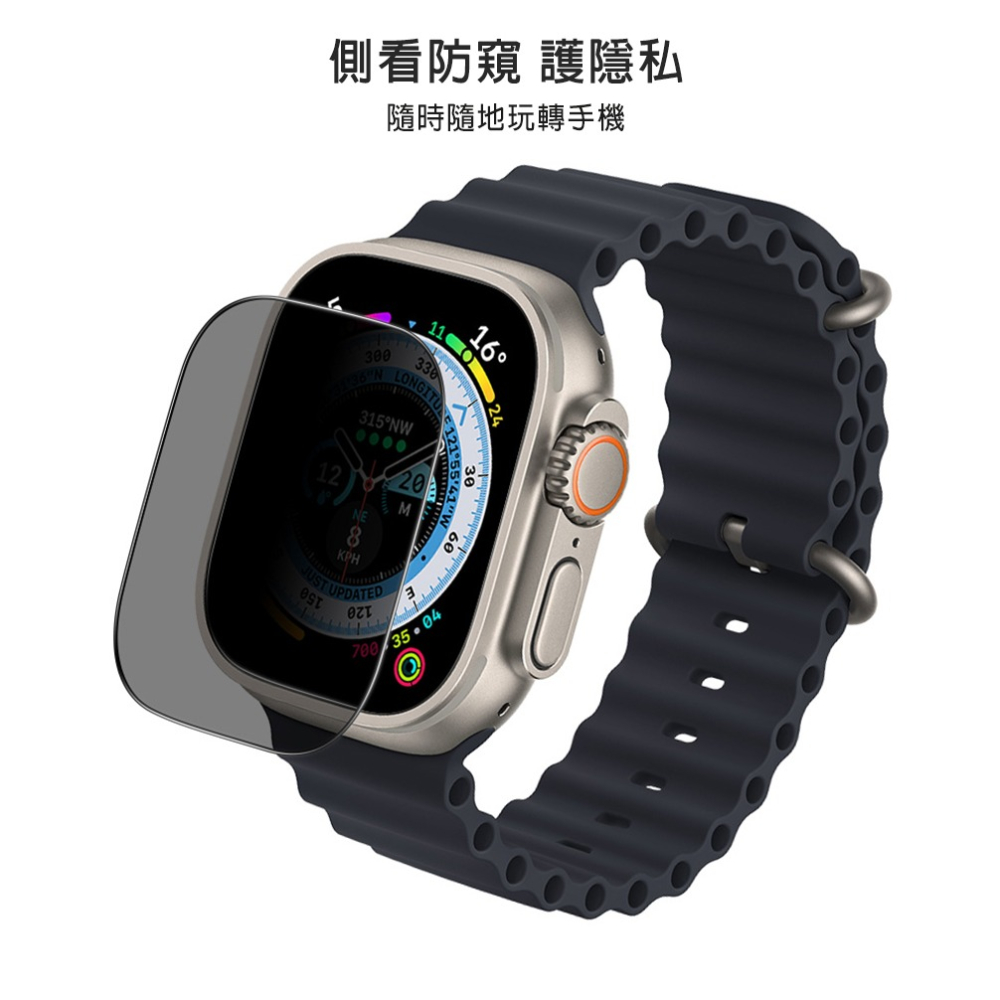 Imak Apple Watch Ultra 3/ Ultra 2/ Ultra1 (49mm) 防窺玻璃貼 保護貼-細節圖5