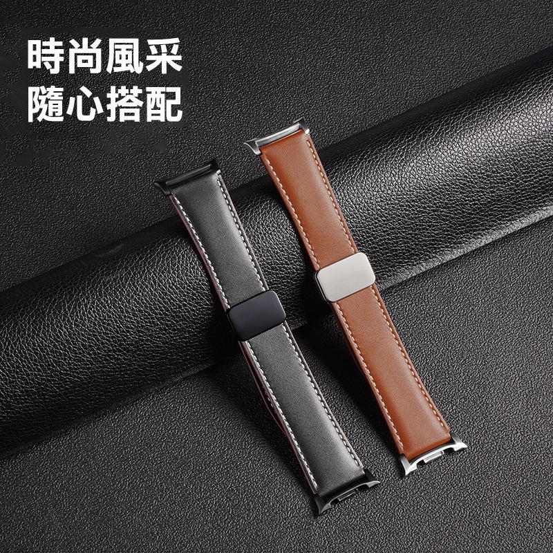 DUX DUCIS SAMSUNG 三星 Galaxy Watch 8 YA 真皮錶帶 手錶帶 表帶 磁扣 小牛皮 防水-細節圖5