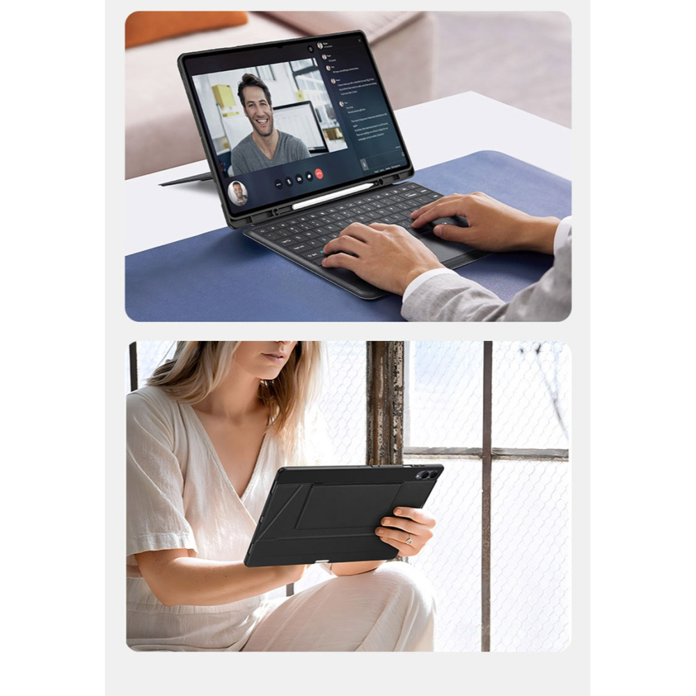 DUX DUCIS SAMSUNG 三星 Galaxy Tab S11 Ultra DK 鍵盤保護套(背光版) 平板保護-細節圖7