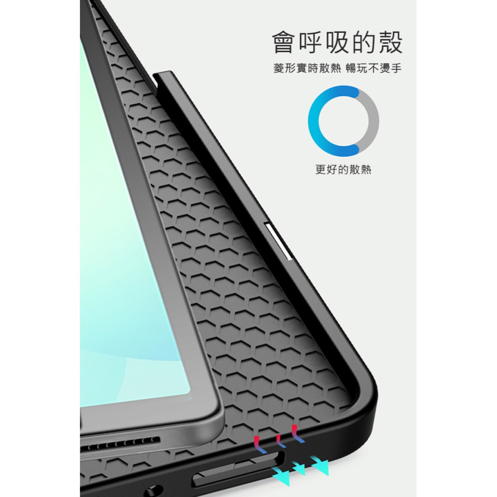 DUX DUCIS SAMSUNG Galaxy Tab A9 / Tab A11 DOMO 防摔皮套 平板皮套 保護殼-細節圖9