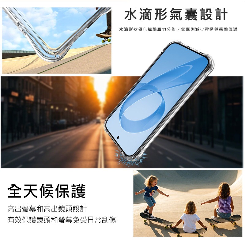 Imak 艾美克 POCO F8 Ultra 5G 全包防摔套(氣囊) 保護殼 防摔殼 氣囊套 透明套 TPU軟套-細節圖3