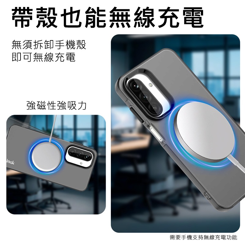 Imak 艾美克 SAMSUNG 三星 Galaxy A17 5G 巧克力保護套(磁吸款) 保護殼 輕薄 透明套 TPU-細節圖3