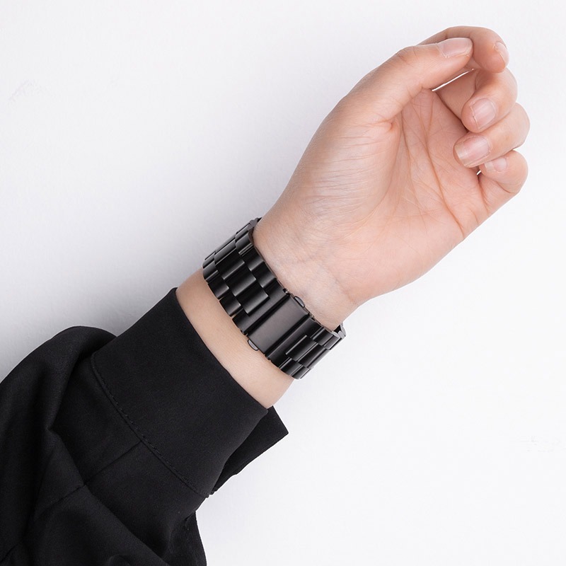 hoco Apple 蘋果 Watch (38mm/40mm/41mm/42mm(十代)) 格朗三珠鋼錶帶(附錶帶調整器-細節圖6
