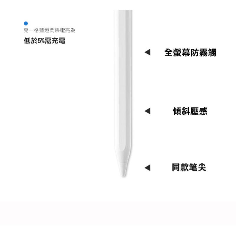 Stylus Pen D2 iPad 專用觸控筆(防誤觸+傾斜壓感) 磁吸觸控筆 主動式電容筆 手寫筆-細節圖5