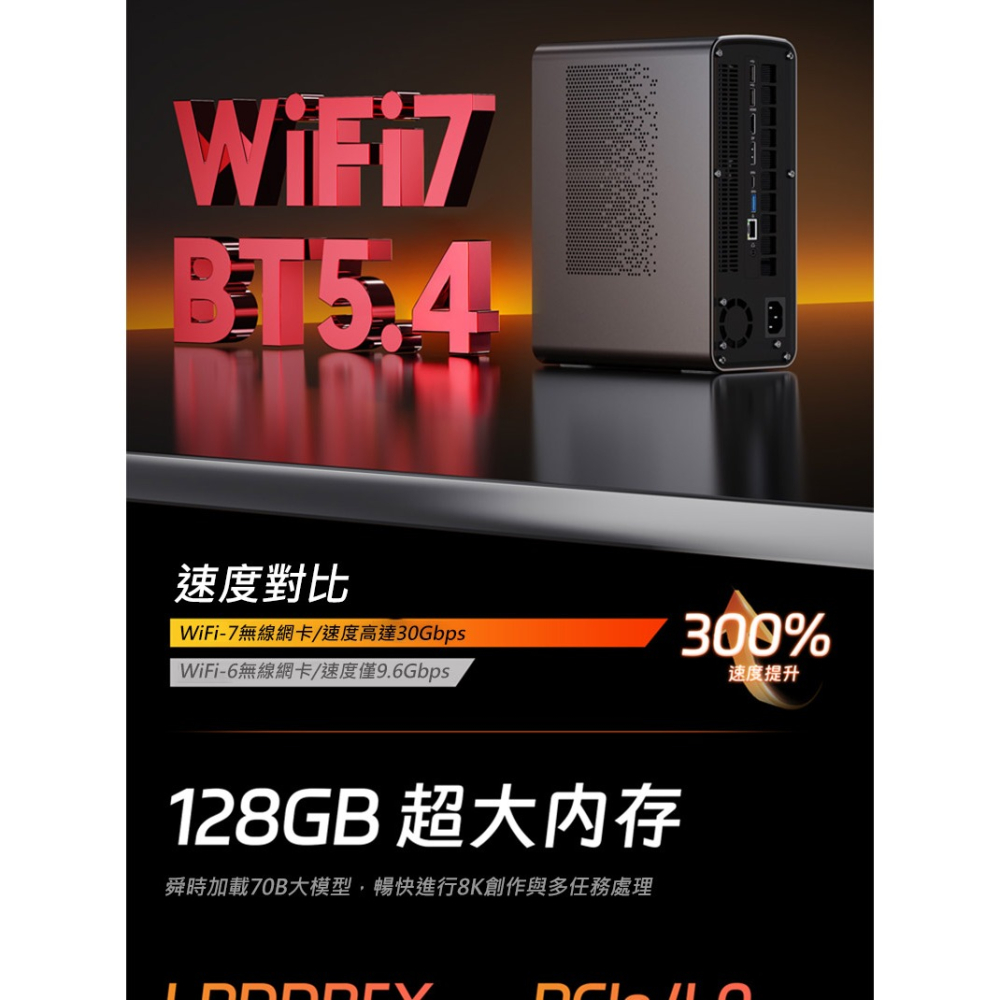 MOREFINE H1 AI電腦(AMD AI MAX+PRO 395) - 128G/1TB 126TOPS-細節圖11