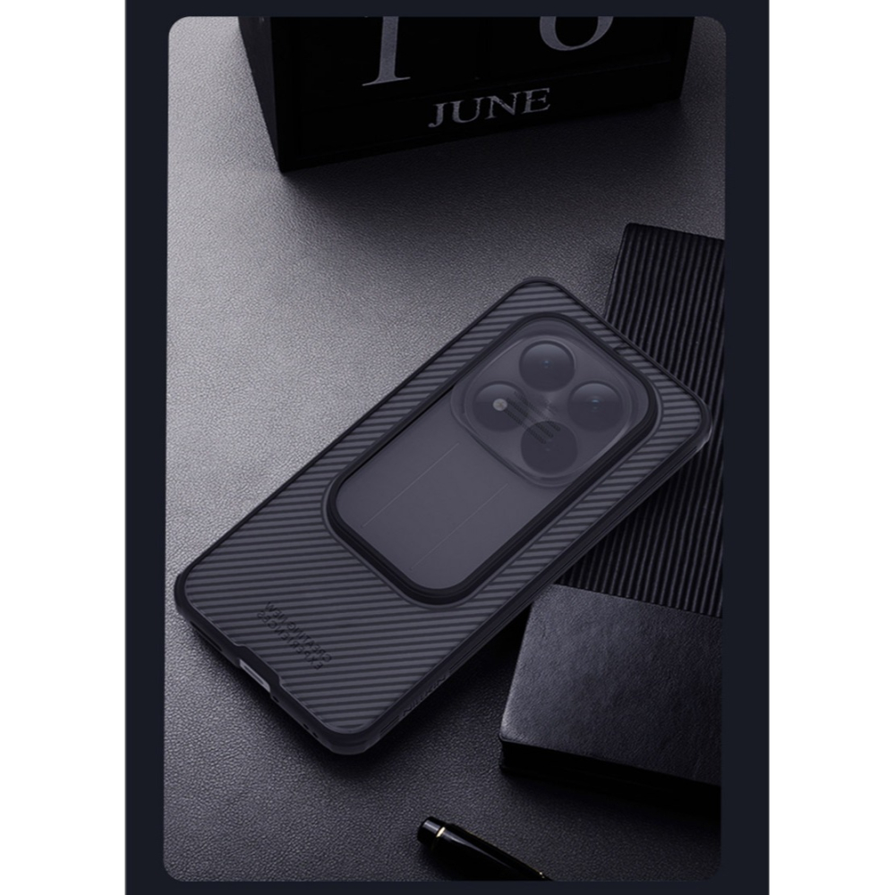 NILLKIN Redmi 紅米 Note 15 Pro+ 5G 黑鏡 Pro 保護殼(透黑) 保護套 手機殼 雙料殼-細節圖9