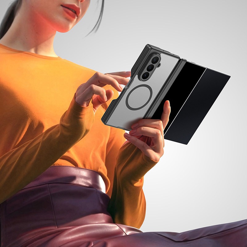 DUX DUCIS SAMSUNG 三星 Galaxy Z TriFold 5G Expn 保護套 保護殼 膚感工藝-細節圖9