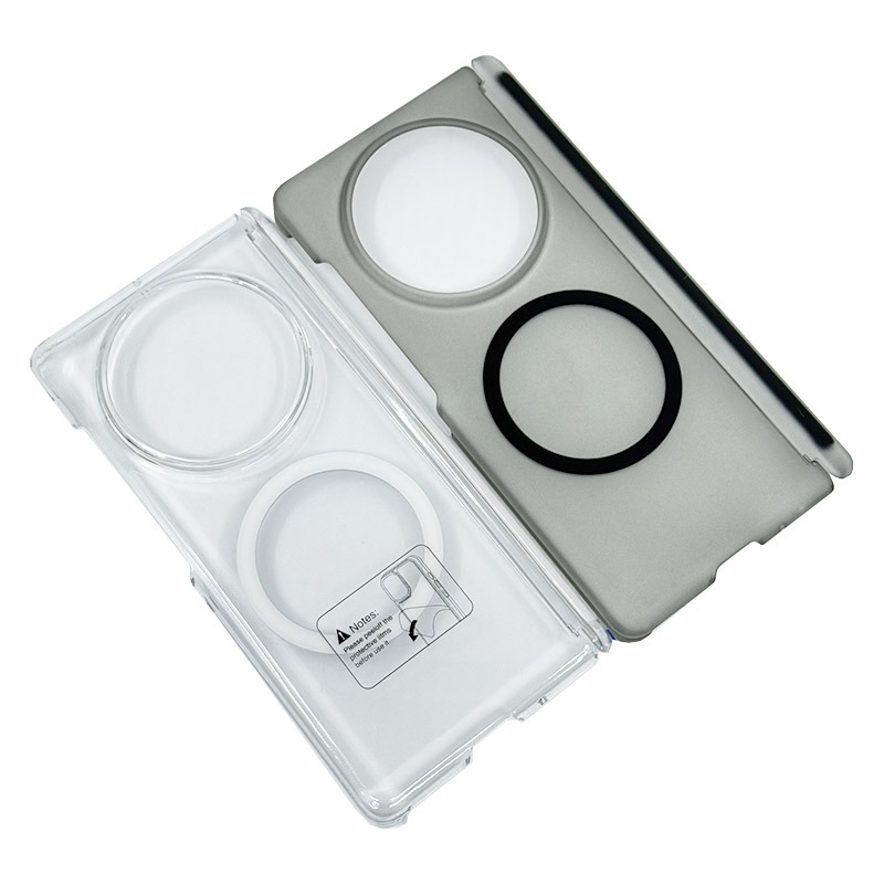 QinD vivo X Fold 5 5G 雙中軸磁吸保護殼 手機殼 保護套 磁吸殼 支援 MagSafe-細節圖2