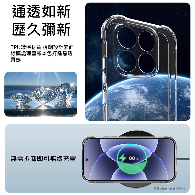 Imak 艾美克 Xiaomi 小米 17 5G 全包防摔套(氣囊) 保護殼 防摔殼 氣囊套 透明套 TPU軟套-細節圖5