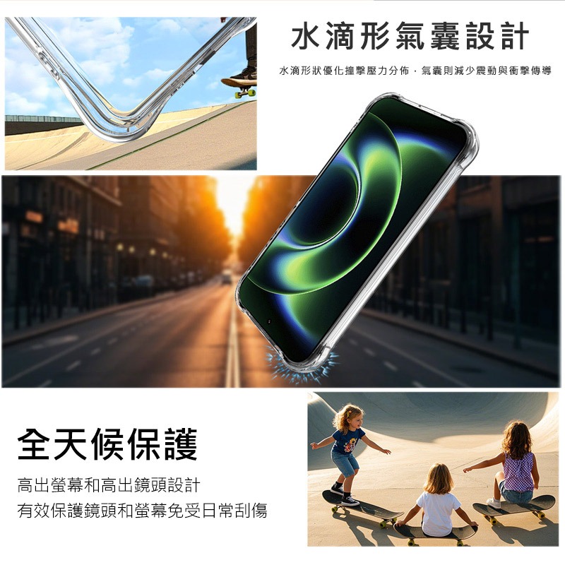 Imak 艾美克 Xiaomi 小米 17 Ultra 5G 全包防摔套(氣囊) 保護殼 防摔殼 氣囊套 透明套 TPU-細節圖3