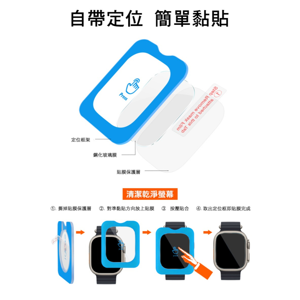 Imak 艾美克 Xiaomi 小米 Watch 5 玻璃手錶膜(自帶定位版) 保護貼 玻璃貼 手表保護貼-細節圖4
