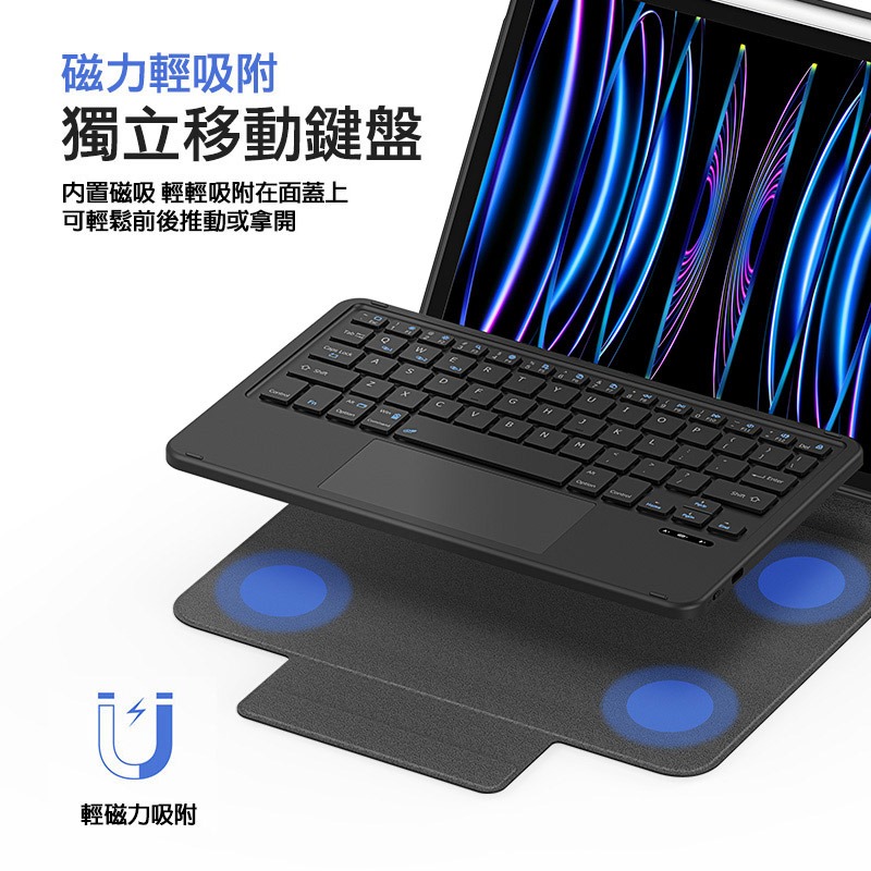 DUX DUCIS iPad Air 4/5/11(M2-M4)/Pro 2/3/4(M2) DK 鍵盤(YK皮套)-細節圖4