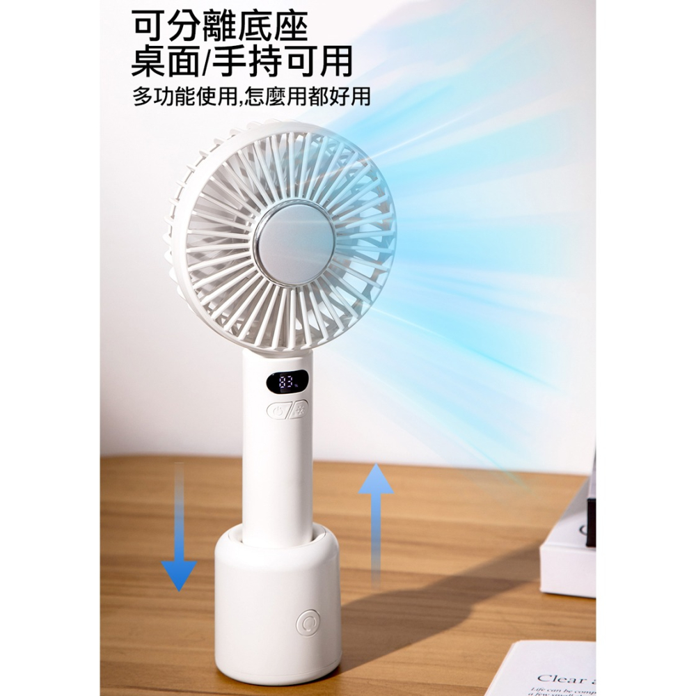 CYKE 632 擺頭製冷風扇 半導體製冷 渦輪風扇 桌面風扇 可站立風扇 旋轉底座 超長續航 BSMI 認證-細節圖7