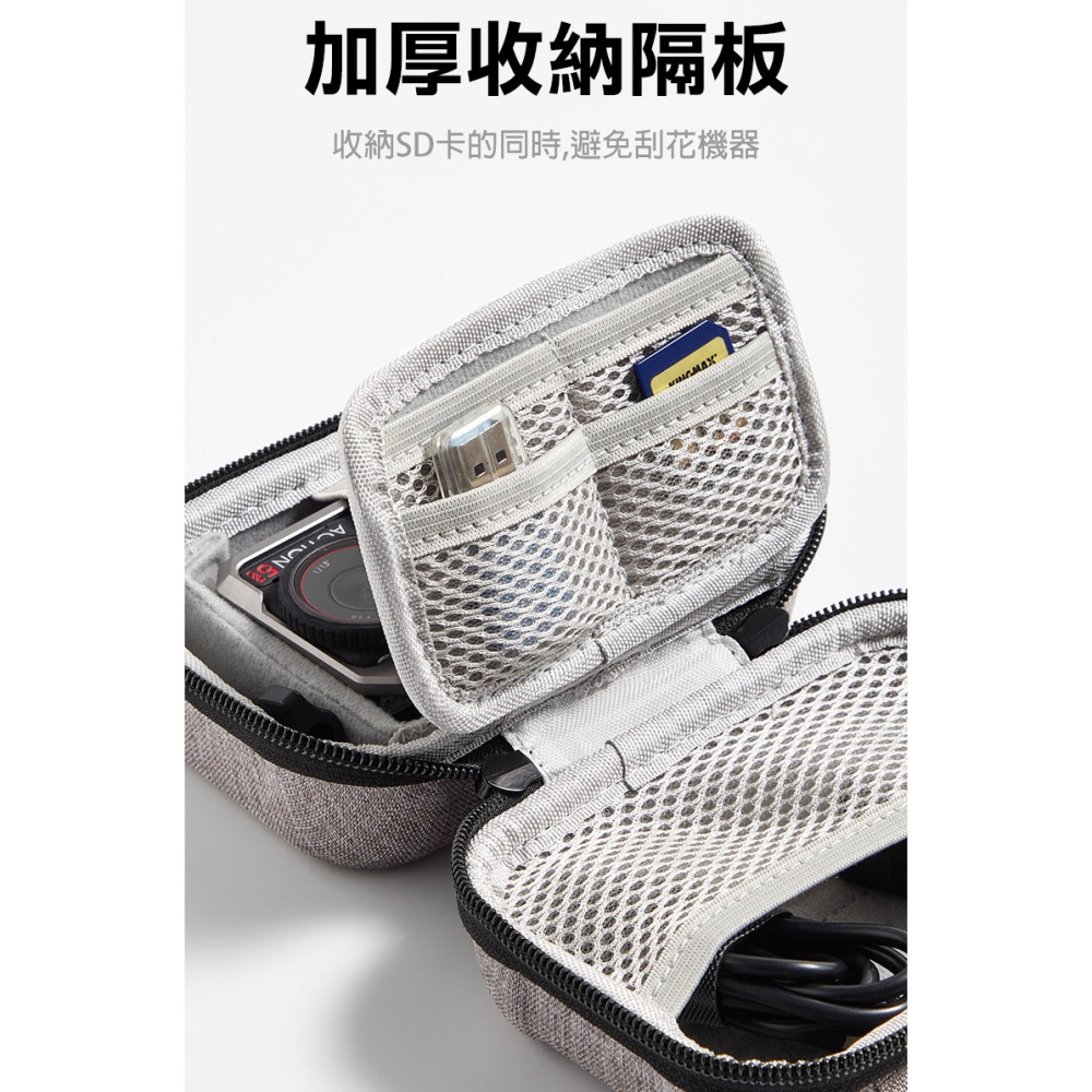 baona DJI Action 4/5 Pro/Insta360 Ace/Ace Pro2 EVA 收納包 相機包-細節圖5