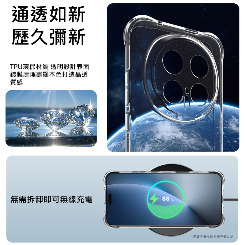 Imak 艾美克 HONOR 榮耀 Magic8 Pro 5G 全包防摔套(氣囊) 保護殼 防摔殼 氣囊套 透明套-細節圖5