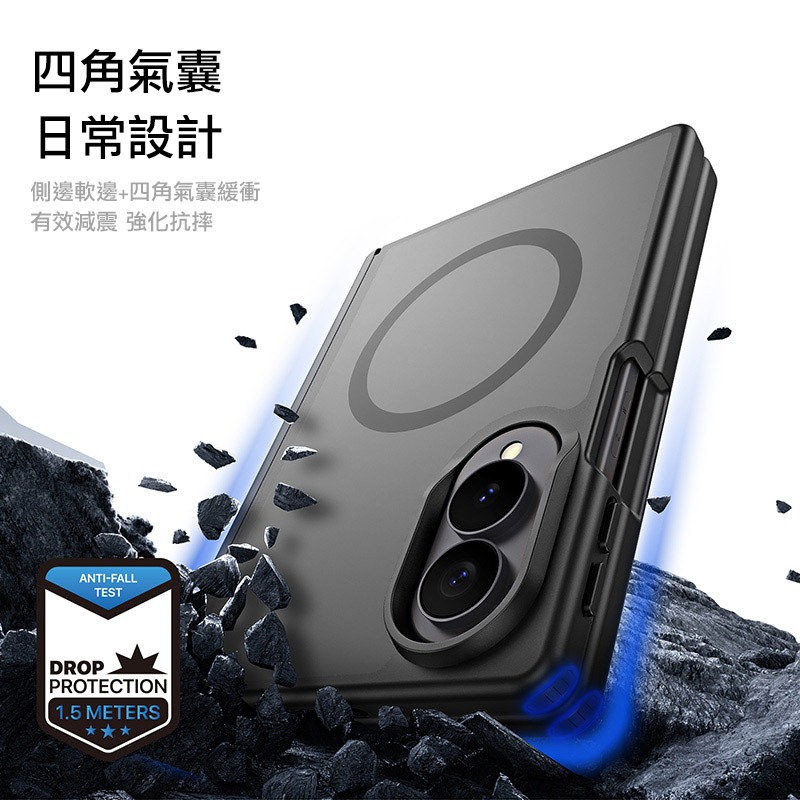 DUX DUCIS SAMSUNG 三星 Galaxy Z Fold 8 Wide 5G Yind 磁吸保護殼 手機殼-細節圖6