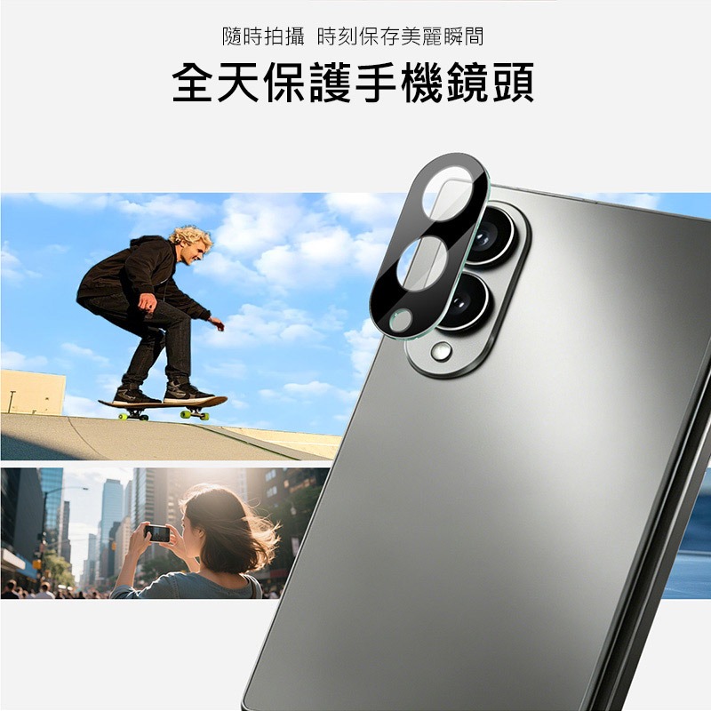 Imak 艾美克 SAMSUNG 三星 Galaxy Z Fold 8 5G 鏡頭玻璃貼(一體式)(曜黑版) 奈米吸附-細節圖5