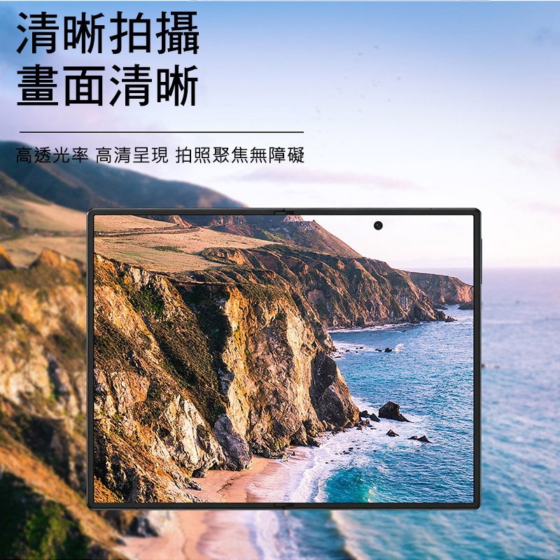 Imak 艾美克 SAMSUNG 三星 Galaxy Z Fold 8 5G 鏡頭玻璃貼(一體式)(曜黑版) 奈米吸附-細節圖6