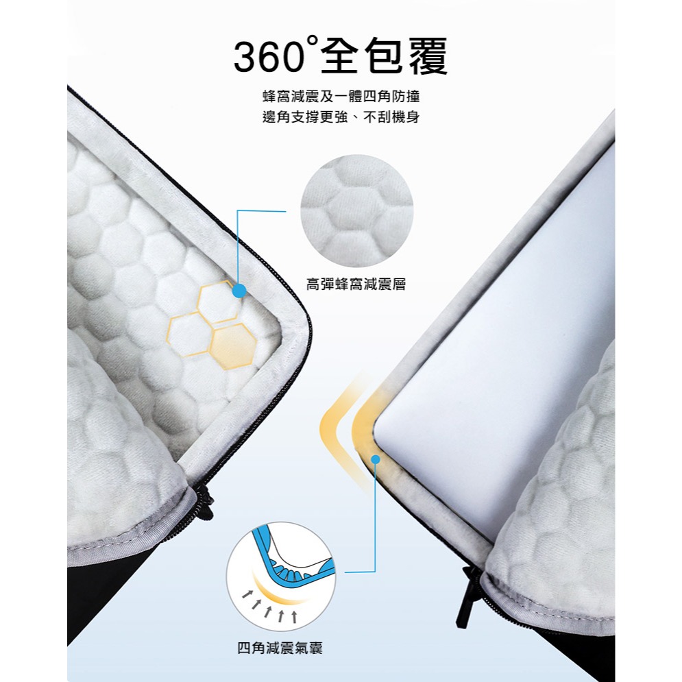 VOKAMO Cloud 雲序減震內膽包(14吋)-細節圖3