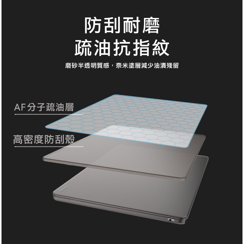 VOKAMO Apple MacBook Air (M2-M4)/ Pro (M1-M5) 防刮支架保護殼 硬殼 防摔殼-細節圖5
