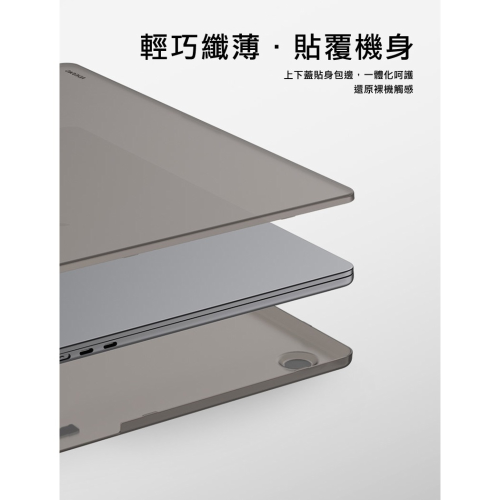 VOKAMO Apple MacBook Air (M2-M4)/ Pro (M1-M5) 防刮支架保護殼 硬殼 防摔殼-細節圖6
