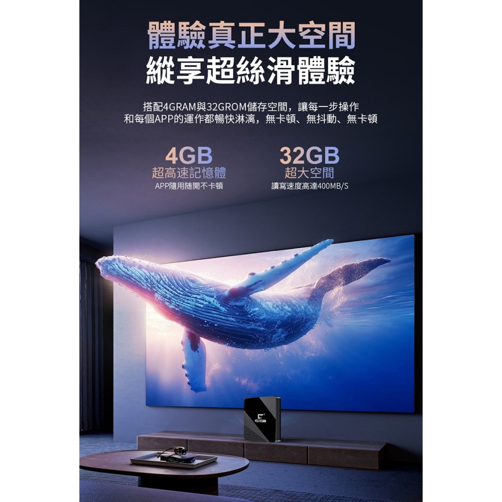 Dream 夢想盒子．12代 【青春版】智慧型語音電視盒 熱烈預購中 Android 14 4K超清影音智慧盒子 機上盒-細節圖9