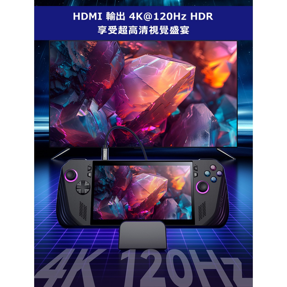 JSAUX HB0609B 六合一 擴充底座 For Stram Deck / Stram Deck OLED/電競掌機-細節圖5