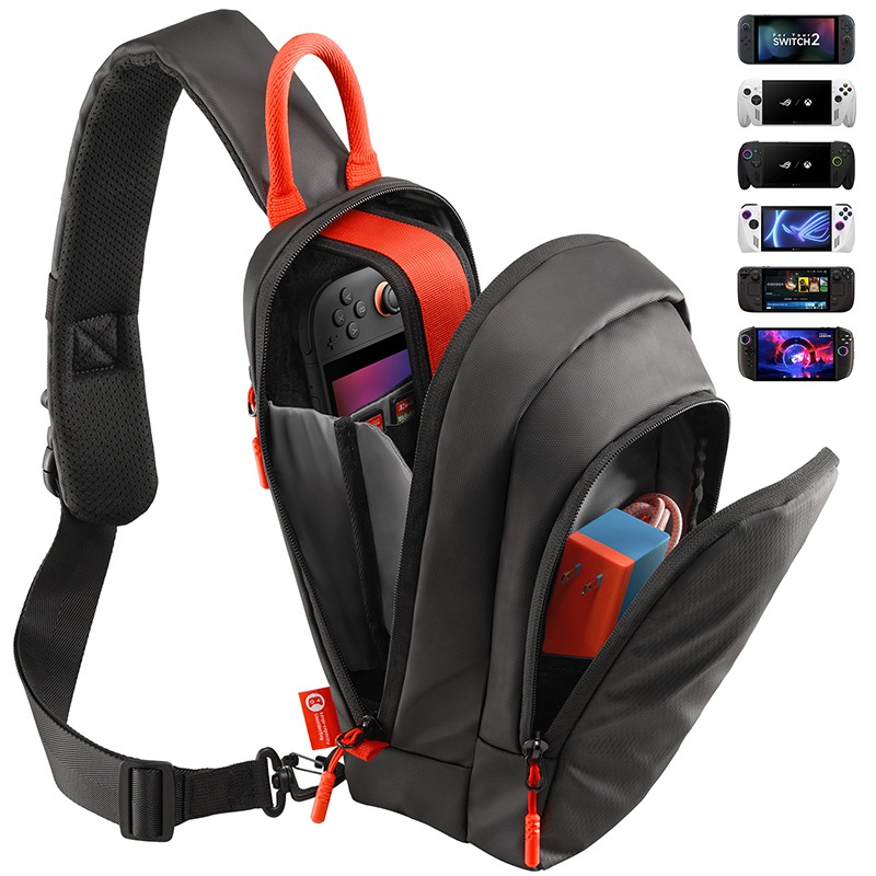 JSAUX BG0131 電玩掌機隨行胸包 Switch Switch2 ROG Ally ROG Xbox Ally-細節圖6