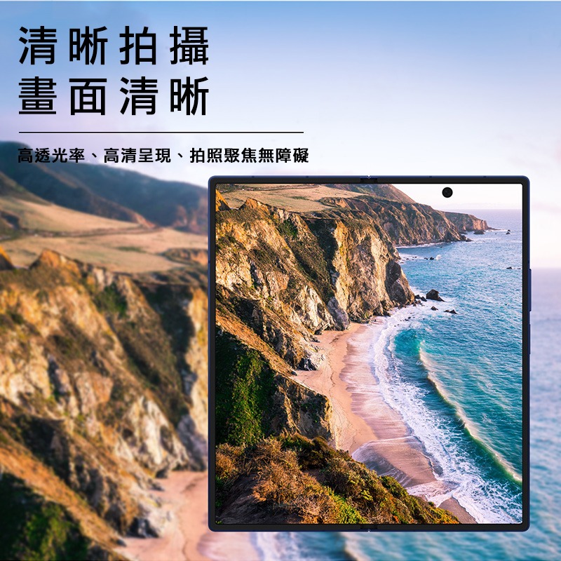 Imak 艾美克 SAMSUNG 三星 Galaxy Z Fold 8 Ultra 5G 鏡頭玻璃貼(一體式)(曜黑版)-細節圖5