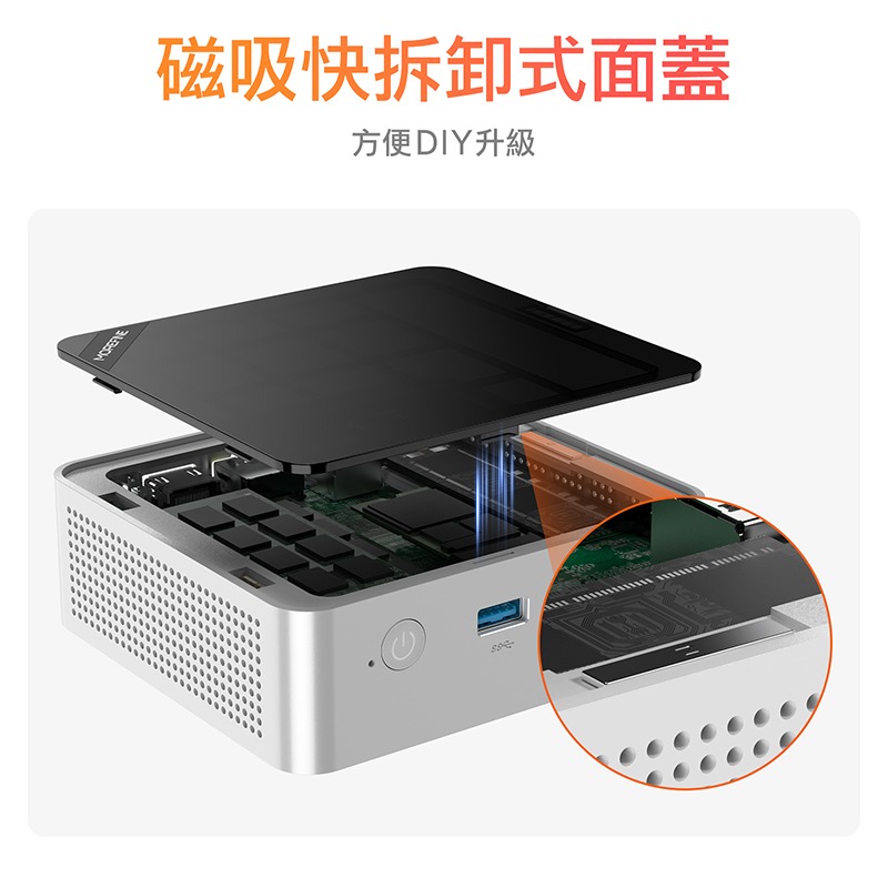 MOREFINE M7 迷你電腦(AMD R3 4300U 3.7GHz)-細節圖6