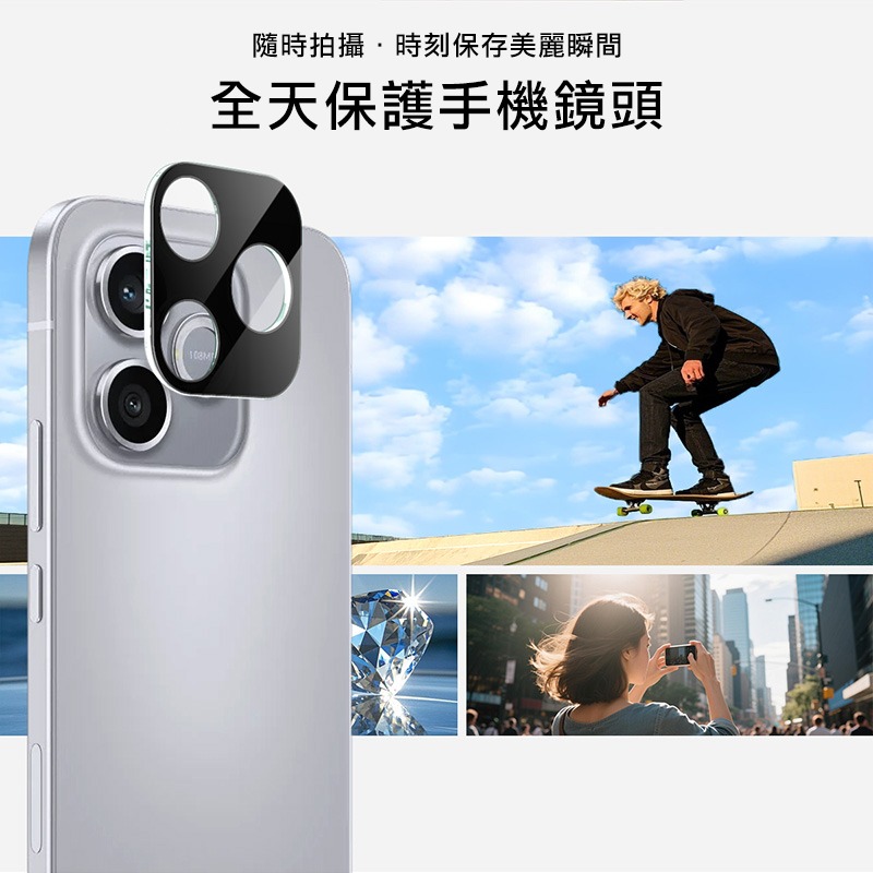 Imak 艾美克 HONOR 榮耀 600 Lite 5G 鏡頭玻璃貼(一體式)(曜黑版) 奈米吸附 鏡頭貼 鏡頭保護貼-細節圖4
