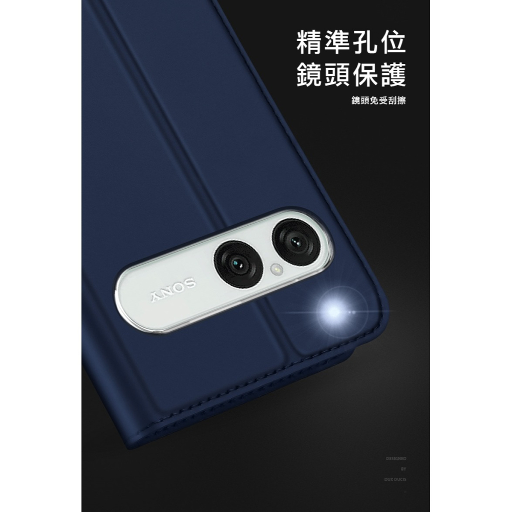 DUX DUCIS SONY Xperia 10 VIII SKIN Pro 皮套 側翻皮套 插卡 可立 保護套 手機套-細節圖6