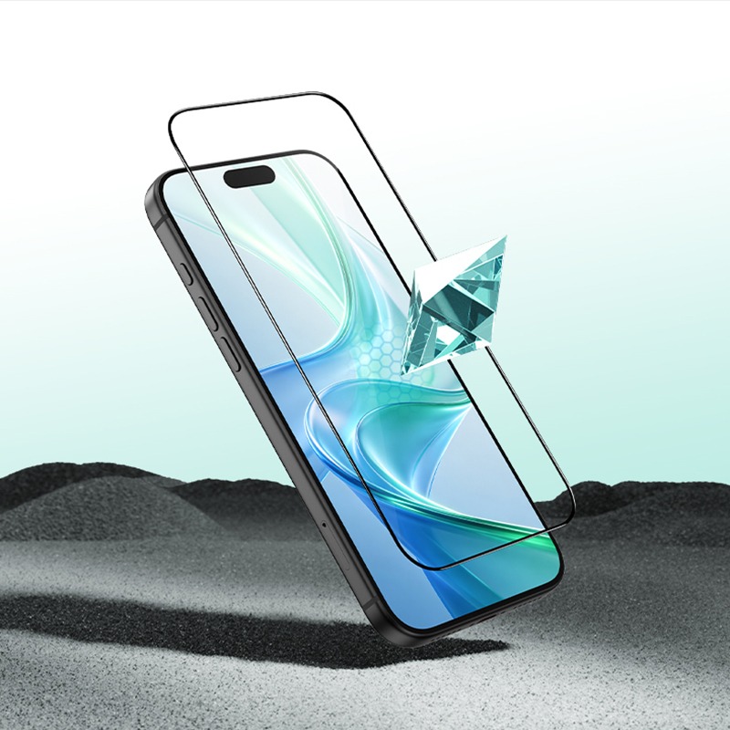 VOKAMO Apple 蘋果 iPhone 18 Pro 鑽石高清鋼化玻璃膜 玻璃貼 鋼化膜 手機螢幕貼 保護貼-細節圖10