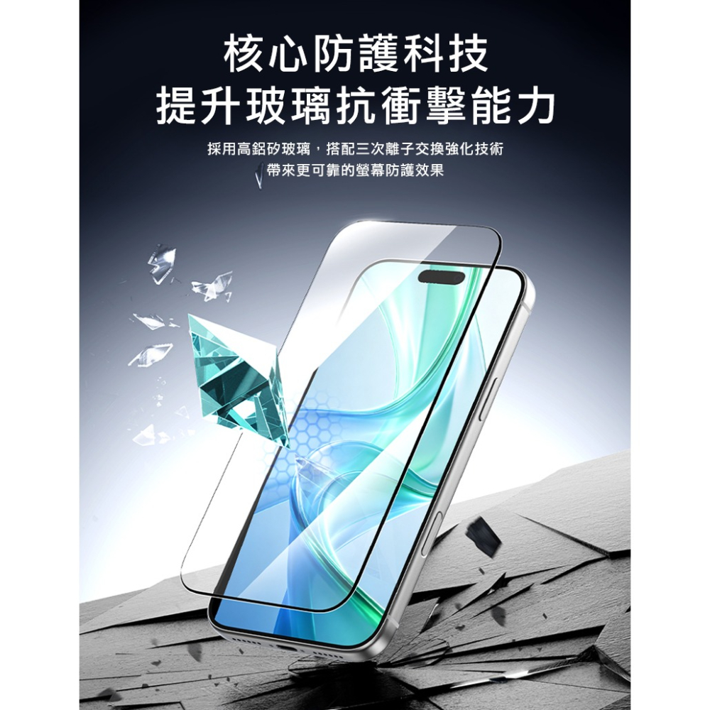 VOKAMO Apple 蘋果 iPhone 18 Pro Max 鑽石高清鋼化玻璃膜 玻璃貼 鋼化膜 手機螢幕貼-細節圖4