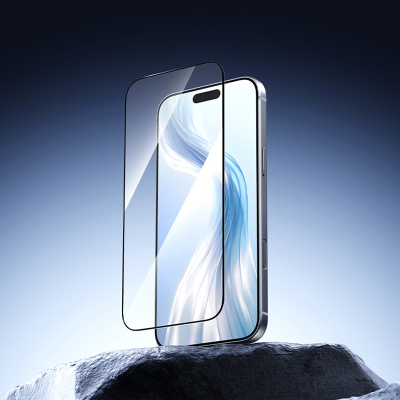 VOKAMO Apple 蘋果 iPhone 18 Pro 3D鑽石高清鋼化玻璃膜 玻璃貼 鋼化膜 手機螢幕貼 保護貼-細節圖10