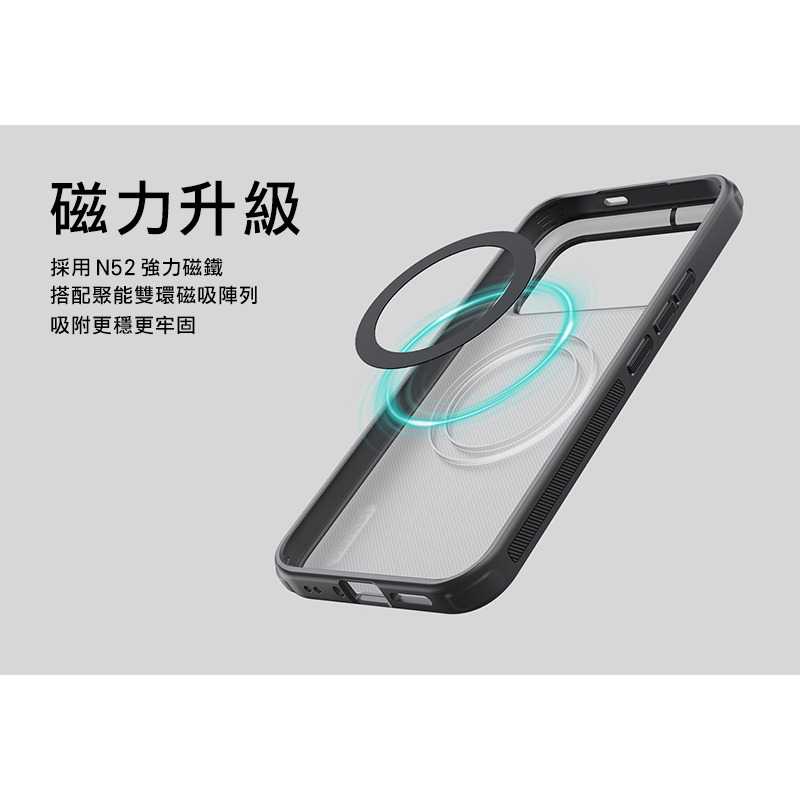 NILLKIN POCO F9 Ultra 5G 磨砂護盾 Pro 磁吸保護殼 保護套 手機殼 磁吸殼 雙料殼-細節圖7