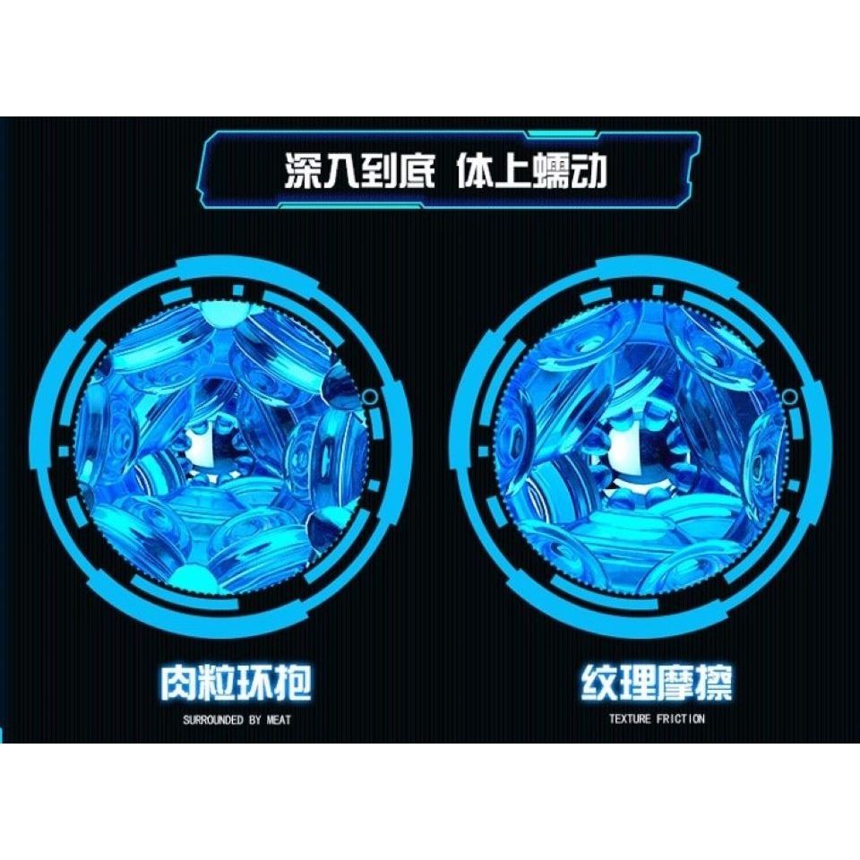 (現貨)暴風飛機杯全自動男用自慰器性愛情趣用品(水藍色)-細節圖10