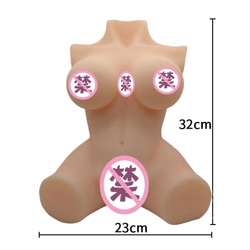 (免運)AI爆乳女神音半身倒模男用情趣用品自慰器自慰套真陰飛機杯-細節圖6