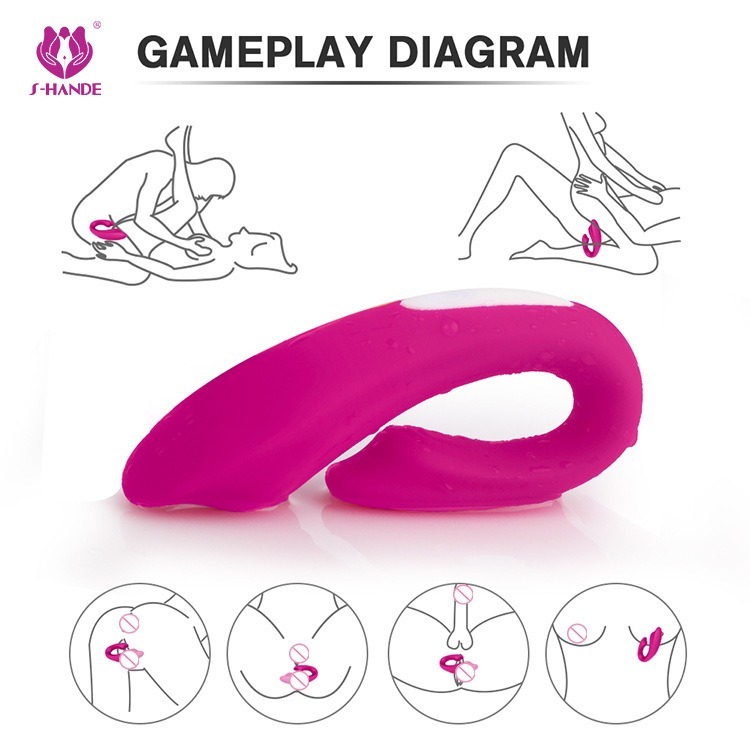 (現貨)小海豚夫妻共震男女用自慰器震動器情趣情趣用品(共兩色)-細節圖3