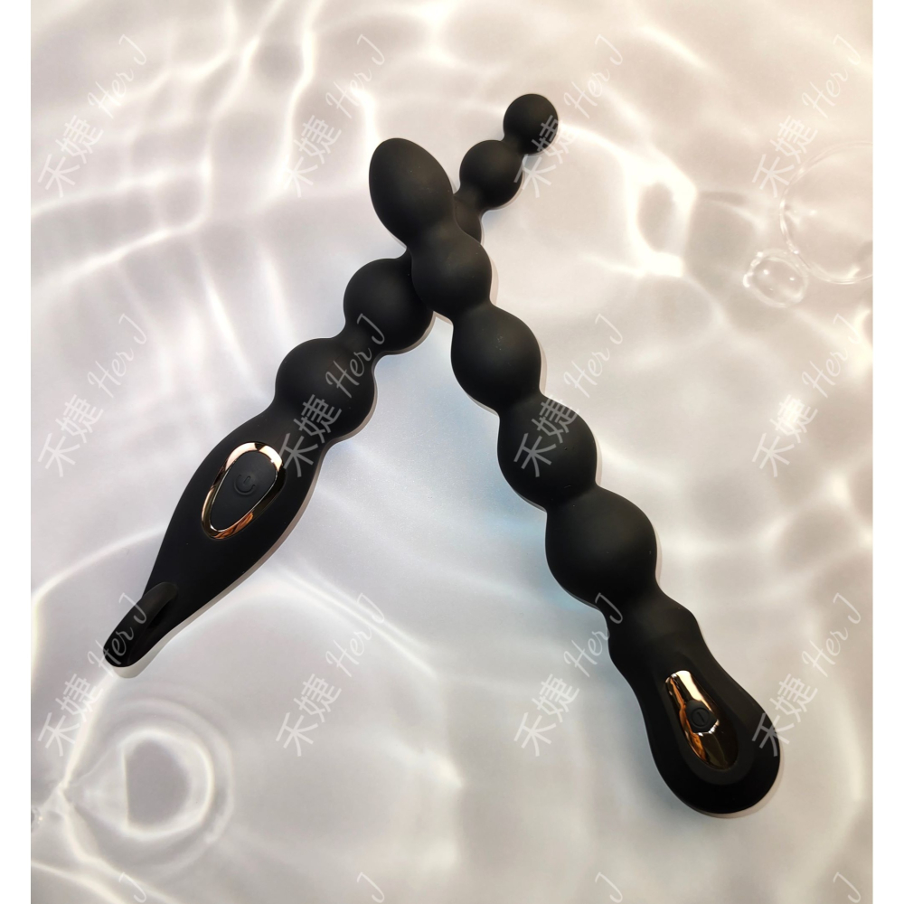 (現貨)男人按摩師女人的寵愛強震前列腺後庭多頻拉珠肛塞(共2款)-細節圖5