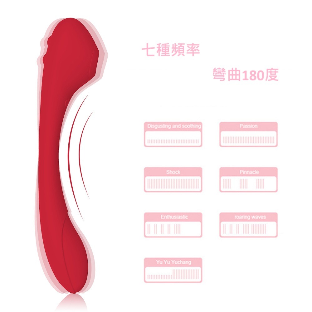(現貨)密愛折彎吸允強震動女用C點自慰器質感情趣用品(共兩色)-細節圖6
