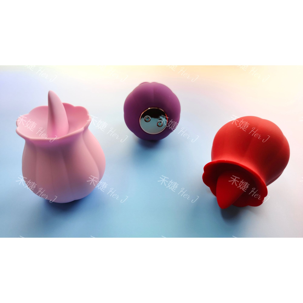 (現貨)玫瑰花舌舔吸乳震動挑逗跳蛋成人情趣用品(共3色)-細節圖2