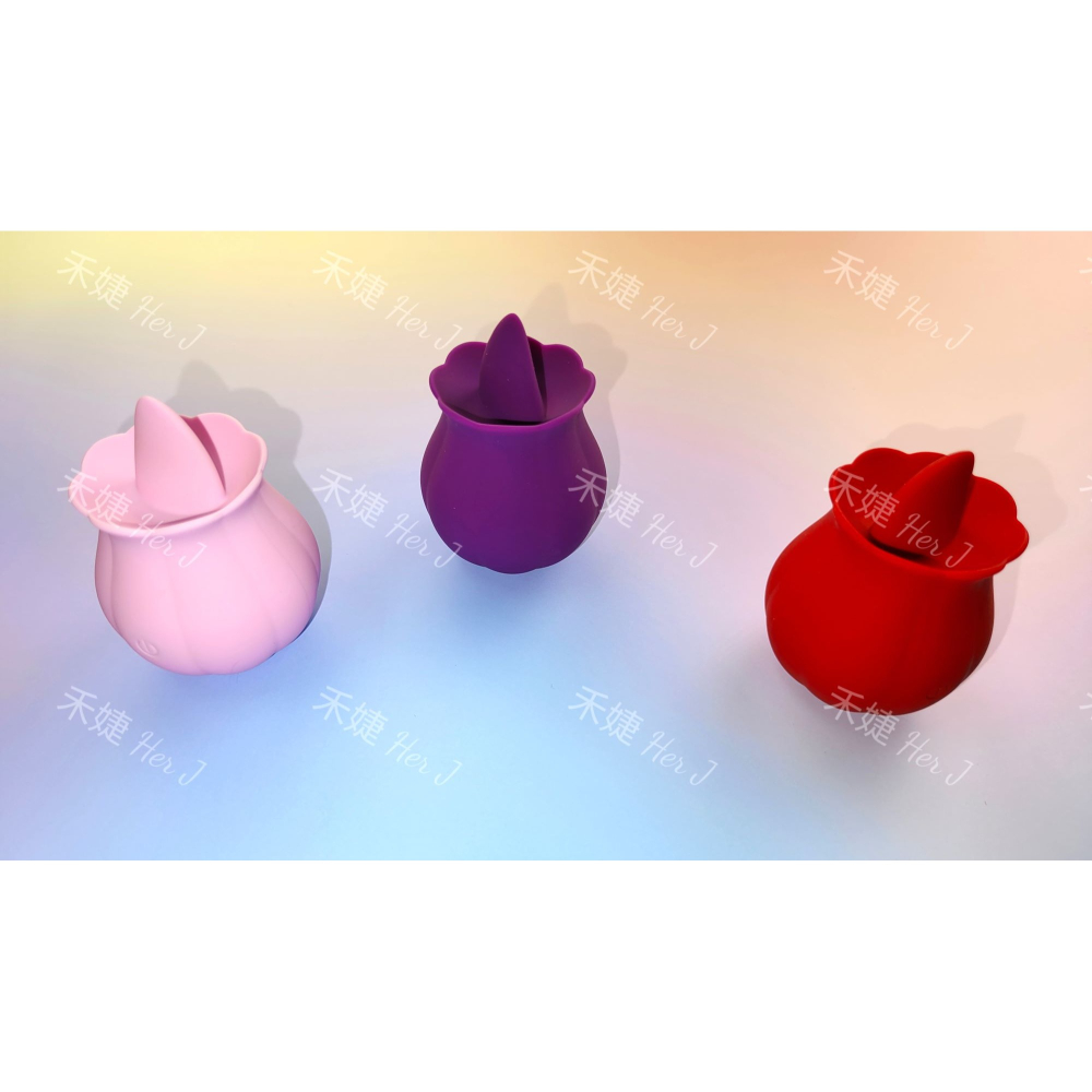 (現貨)玫瑰花舌舔吸乳震動挑逗跳蛋成人情趣用品(共3色)-細節圖4