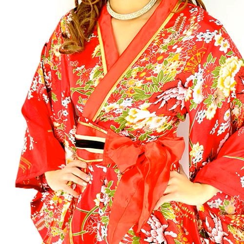 (現貨)正裝浴衣睡袍中長款改良傳統和服cos動漫寫真演出居家服(共2色)-細節圖7
