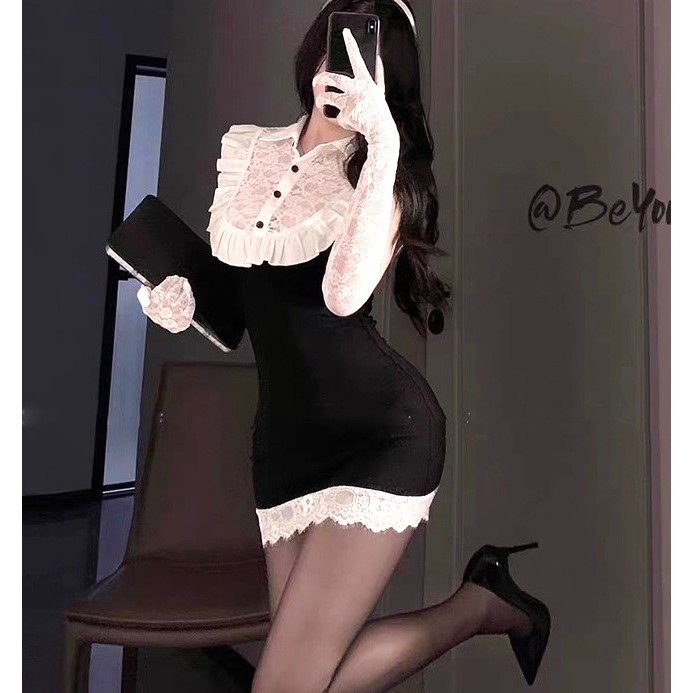 (現貨)情趣性感OL制服誘惑女秘書角色扮演+手套-細節圖3