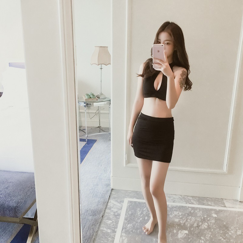 (現貨)性感OL制服透明女秘書誘惑角色扮演套裝-細節圖3