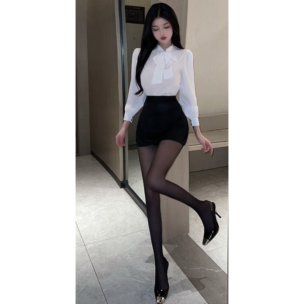 (現貨)性感OL女秘書含開檔絲襪情趣调情角色扮演制服-細節圖5